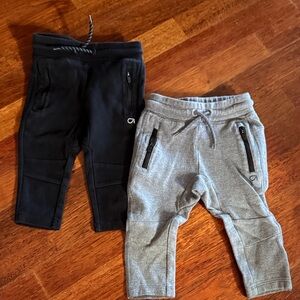 GAP Kids Black and Gray Joggers